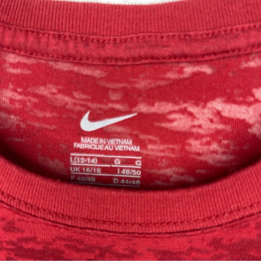 Nike Oklahoma Sooners‎ Red Burnout T Shirt Size L